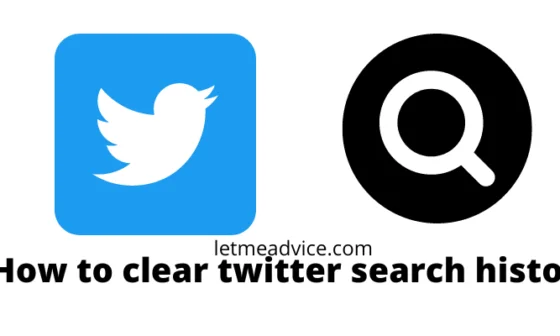 how to clear twitter search history