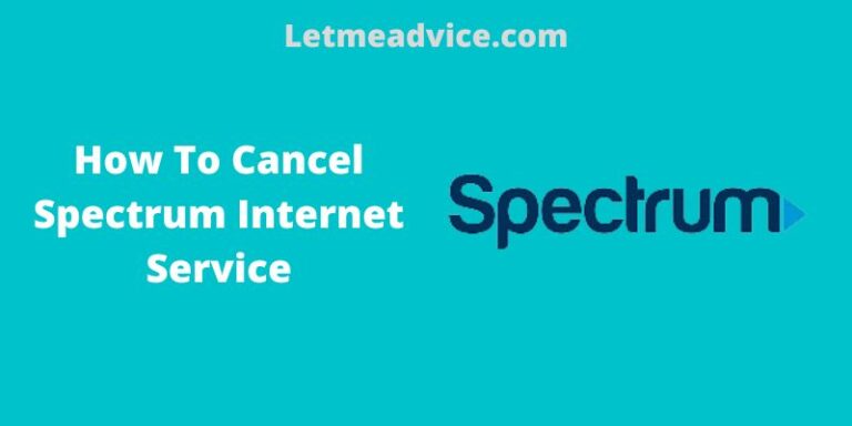 How To Cancel Spectrum Internet Service