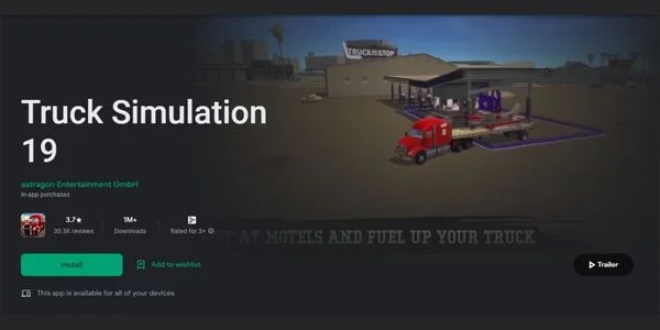 Truck Simulation 19, Best Truck Simulator Games for Android