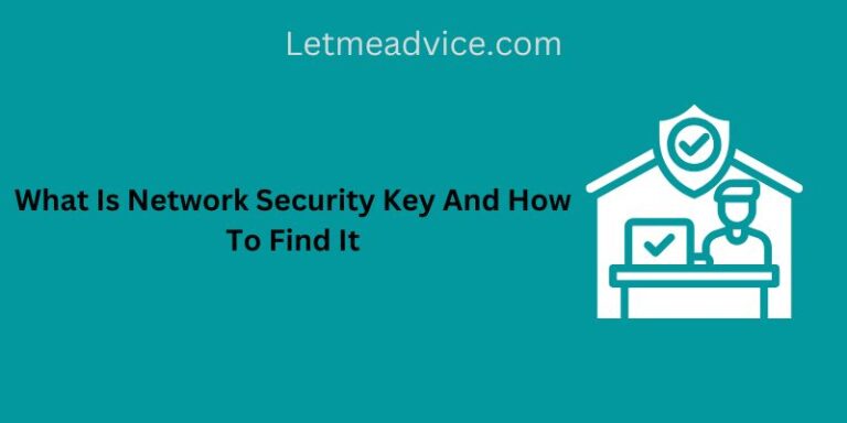 What Is Network Security Key And How To Find It