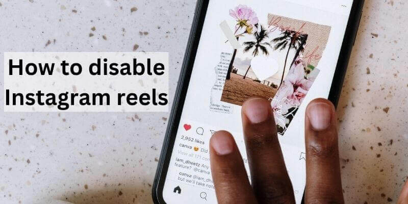 disable Instagram reels