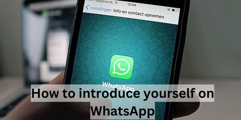 introduce yourself on WhatsApp